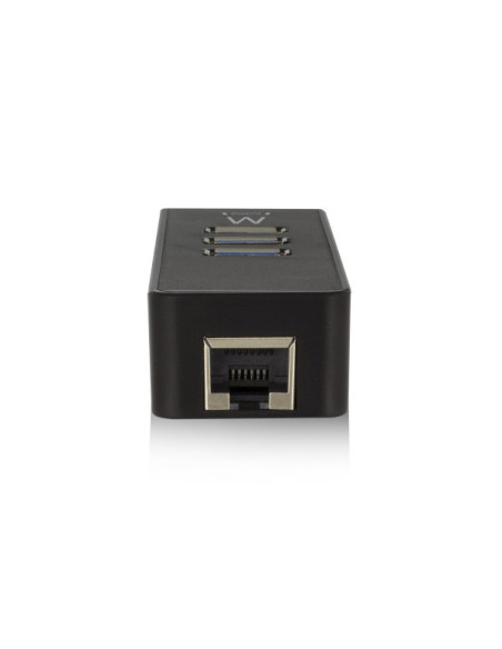 Hub 3 Porte USB 3.0 +  Porta Ethernet Black