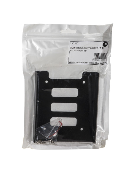 Slitta HDD/SSD 2.5"/3,5" Nero