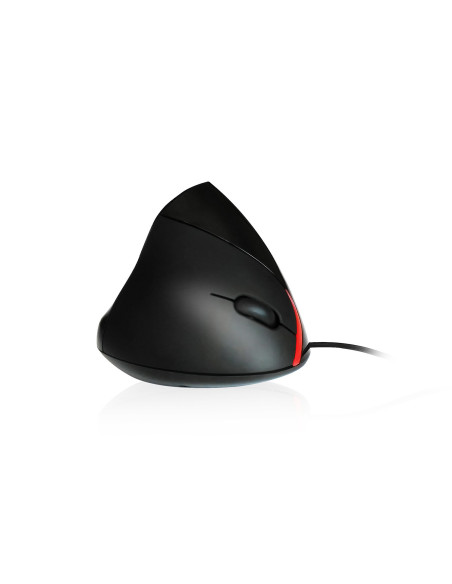 Verticale Ergonomico USB nero-rosso