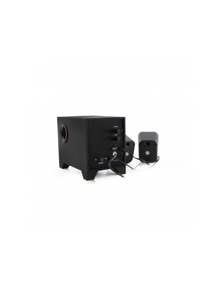 Altoparlanti 2.1 con Subwoofer, 30W, Nero/Rosso