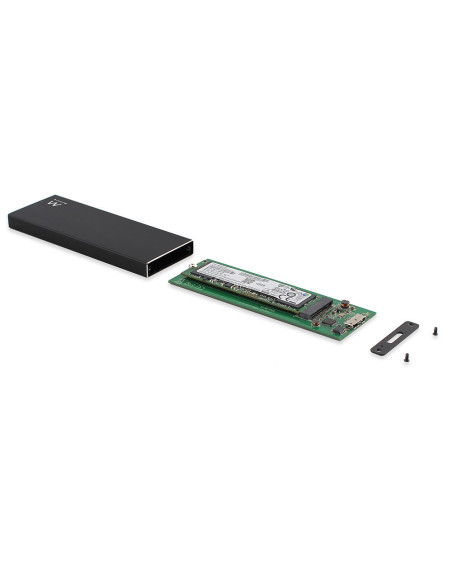 Box Esterno per SSD M.2 USB 3.1 Nero SATA