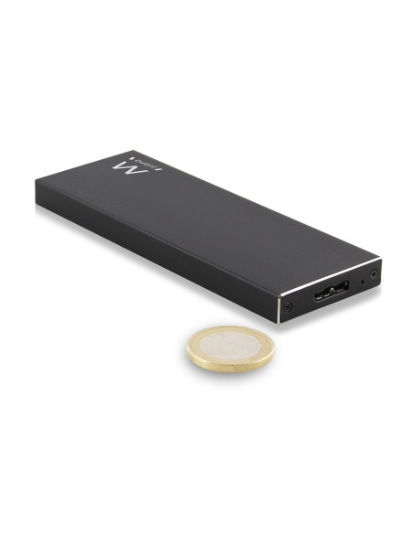 Box Esterno per SSD M.2 USB 3.1 Nero SATA