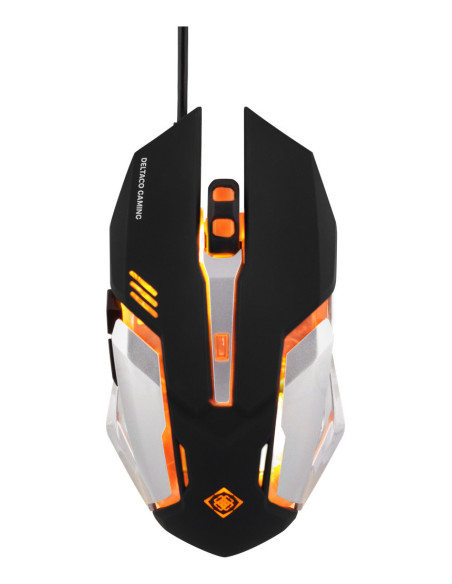 Mouse Orange Led, USB, 6 Buttons, 1000-3200 DPI