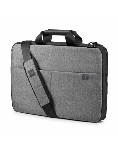 15.6" Bag per laptop, grey, polyester