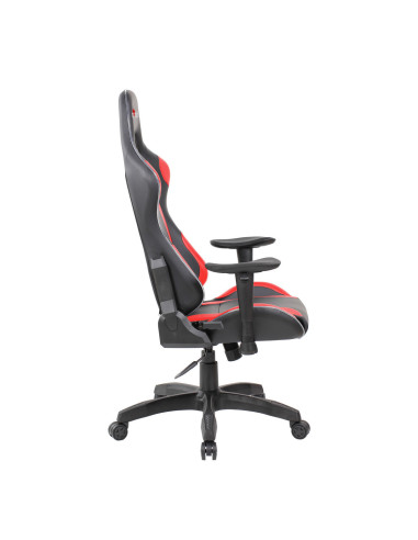 Gaming chair Red Fighter C8, black, removable pads, RGB backlighting