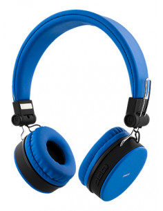CUFFIE BLUETOOTH BLUE