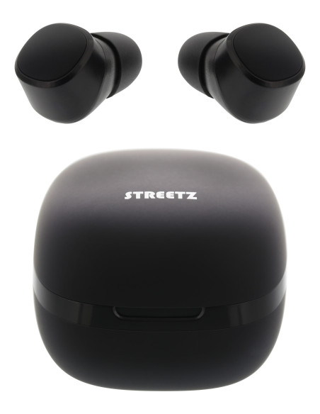 True Wireless Stereo in-ear, IPX6 charge case, black