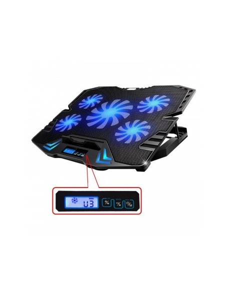 Supporto di raffredamento Portatili con 5 ventole regolabili e Multi-Angled