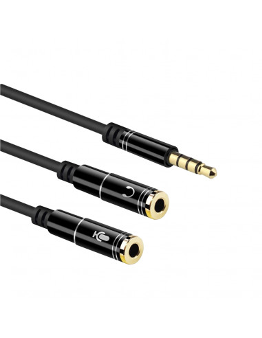 0,30 mt Cavo audio Jack 3.5 1xM-2xF... 0,30 mt Cavo audio Jack 3.5 1xM-2xF...
