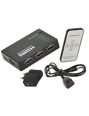 HDMI Switch 5porte con telecomando
