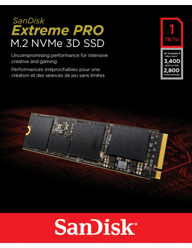 1TB Extreme PRO NVMe 3D SSD PCIe 3.0 x4