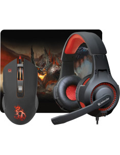 DEVOURER MHP-006 3-IN-1 GAMING COMBO: CUFFIE, MOUSE, MOUSEPAD