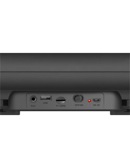 G104 - CASSA BLUETOOTH 5.0, 12W, RETRO LED, NERO
