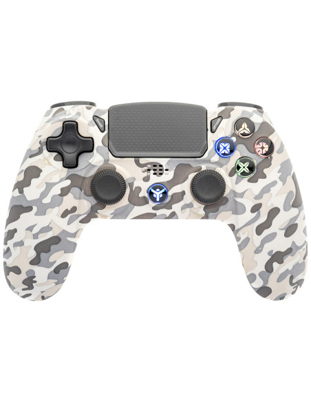 EVOCON W01 WIRELESS CONTROLLER Bluetooth, PC, PS4, DualShock, Tasti LED, TouchPad Axis6, Camo