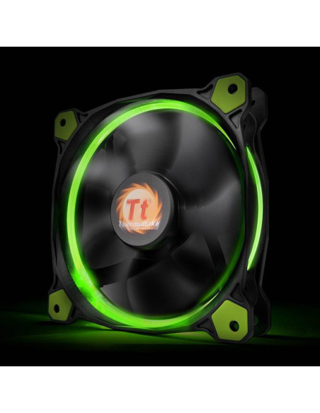 140mm Riing 14 LED Green 140X140X25mm