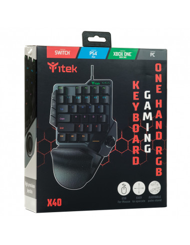 X40 RGB ONE HAND GAMING KEYBOARD X40 RGB ONE HAND GAMING KEYBOARD