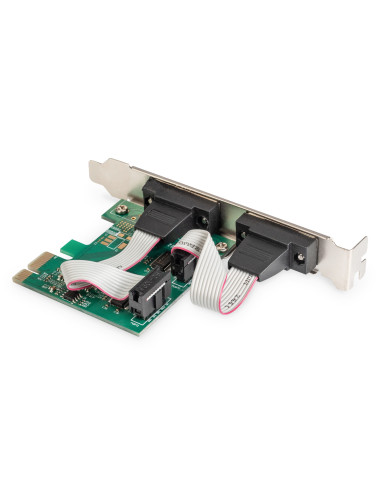 Scheda PCI Express con 2 Porte Seriali 9 Poli