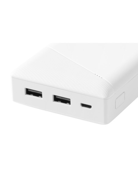 20.000 mAh 2xUSB 2.1A Bianco