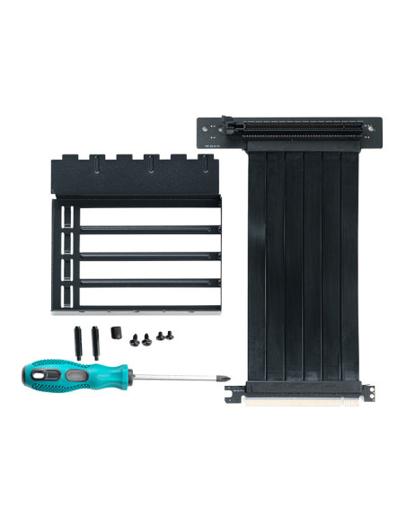 Bracket PCI Verticale + Estensione cavo per posizionamento VGA verticale su case VERTIBRA e MAJES