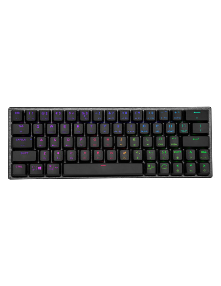 SK622 Space Grey, Hybrid Wireless Bluetooth, Low Profile Mechanical Red Switches