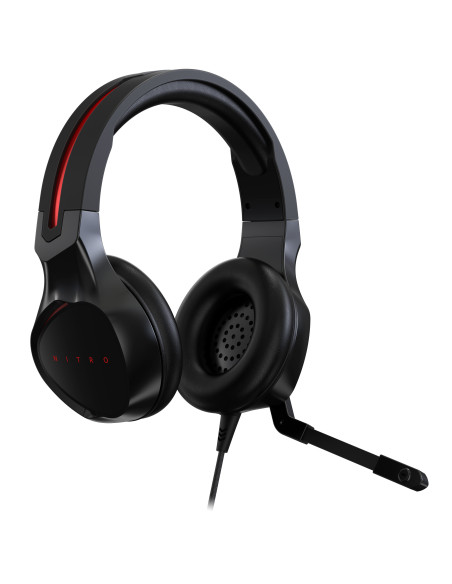 Nitro Gaming Headset Wired Head-band Black