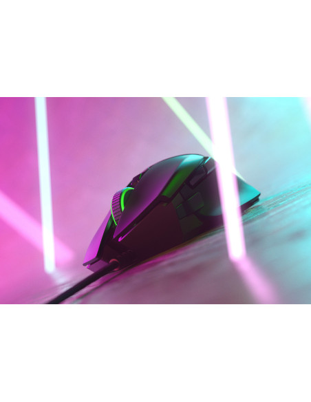 Basilisk V2 Mouse Gaming Wired 11 pulsanti programmabili + Focus + sensore ottico 20K DPI + cavo Speedflex e illuminazione Chro