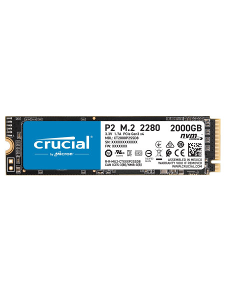 2TB P2 PCIe 3.0 NVMe
