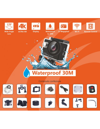 Action Cam Waterproof X-Tech 4K UHD... Action Cam Waterproof X-Tech 4K UHD...