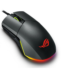 ASUS ROG PUGIO II Gaming Mouse RGB Wireless, Bluetooth, USB, ambidestro, 16.000 DPI, 7 pulsanti programmabili, pulsanti lateral 2