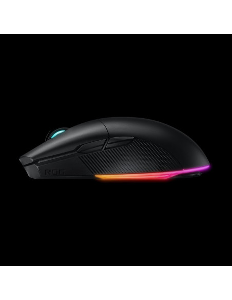 ASUS ROG PUGIO II Gaming Mouse RGB Wireless, Bluetooth, USB, ambidestro, 16.000 DPI, 7 pulsanti programmabili, pulsanti lateral