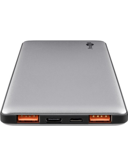 5.000 mAh Slim Powerbank Quick Charge 3.0 2xUSB-A 1x USB-C