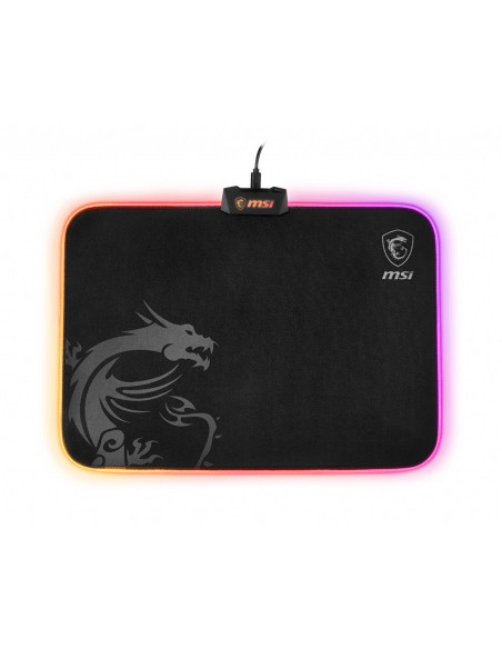 AGILITY GD60 RGB Pro Gaming Mousepad '386mm x 290mm, Pro Gamer Silk Surface, Iconic Dragon design, Anti-slip and shock-absorbin