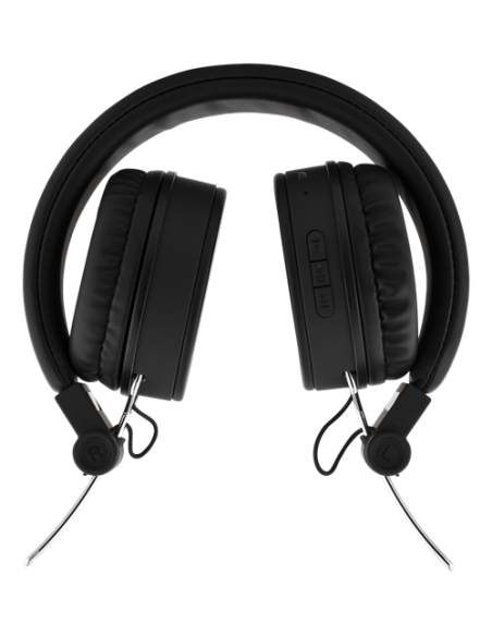 Cuffie Bluetooth, Pieghevoli On-Ear, Nere