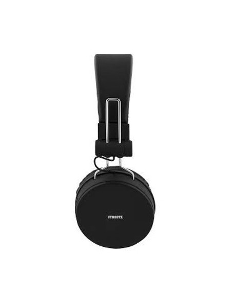 Cuffie Bluetooth, Pieghevoli On-Ear, Nere
