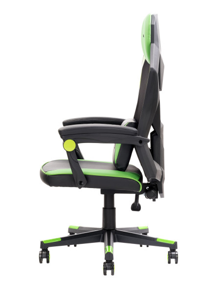 4CREATORS CF50 Gaming Chair Mesh seat, Black/Green