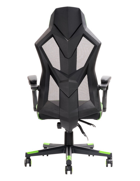 4CREATORS CF50 Gaming Chair Mesh seat, Black/Green