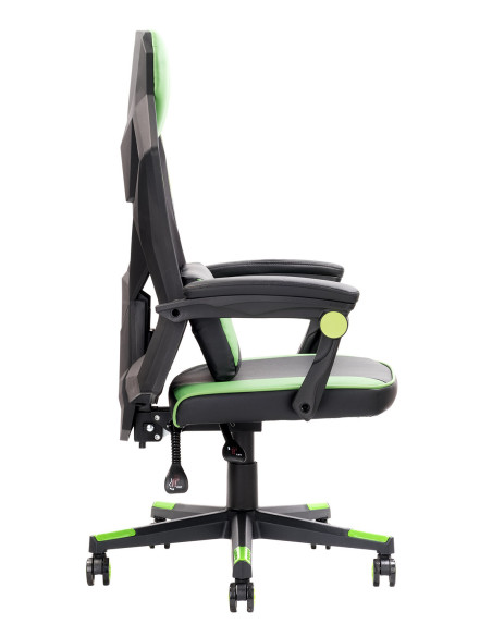 4CREATORS CF50 Gaming Chair Mesh seat, Black/Green
