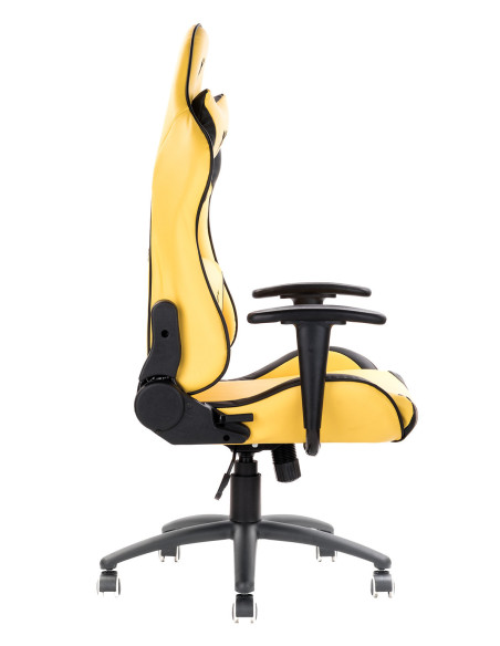 PLAYCOM PM20 Universal gaming chair Padded seat, Black/Yellow