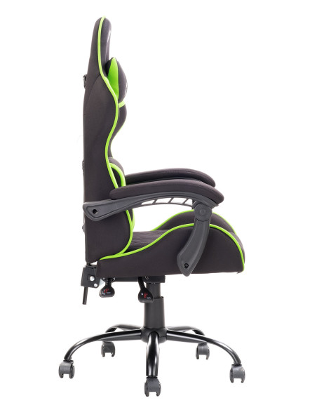 RHOMBUS FF10 Universal gaming chair Mesh seat, Black/Green