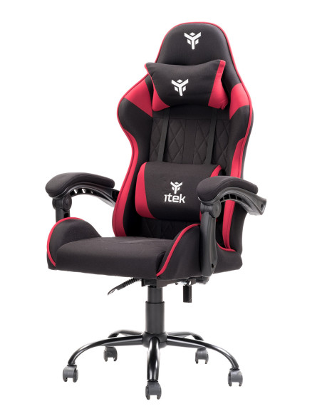 RHOMBUS FF10 Universal gaming chair Mesh seat, Black/Red