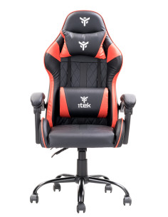 RHOMBUS PF10 Universal gaming chair Padded seat, Black/Red 2