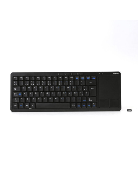 Omega OKB004BES keyboard RF Wireless con Touchpad Black