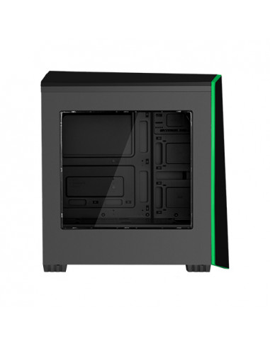 ORIGIN Black/Green MidiTower 2x120mm...