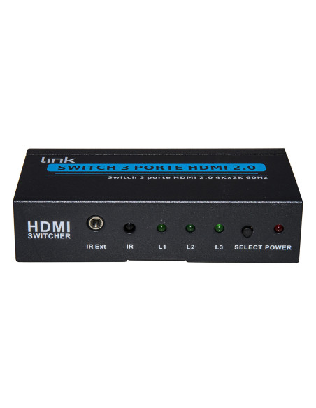 Splitter HDMI 3Porte 4Kx2K per Condividere 3 TV con 1 Dispositivo