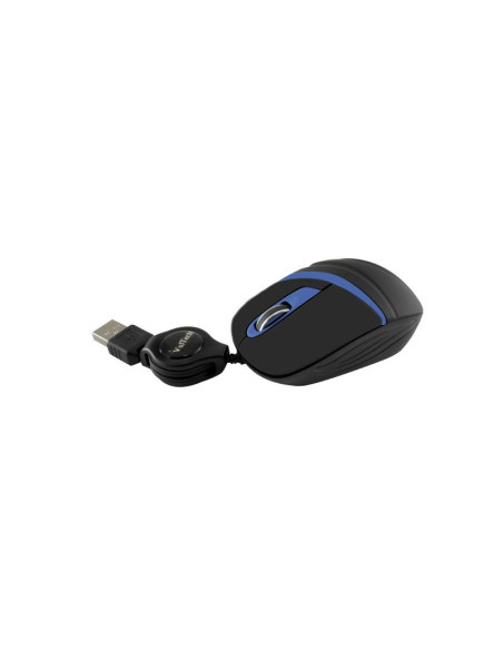 Mouse Ambidestro con Cavo Retrattile 1200DPI