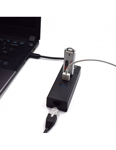 HUB USB Type C, 3xUSB A 3.2 + Porta...