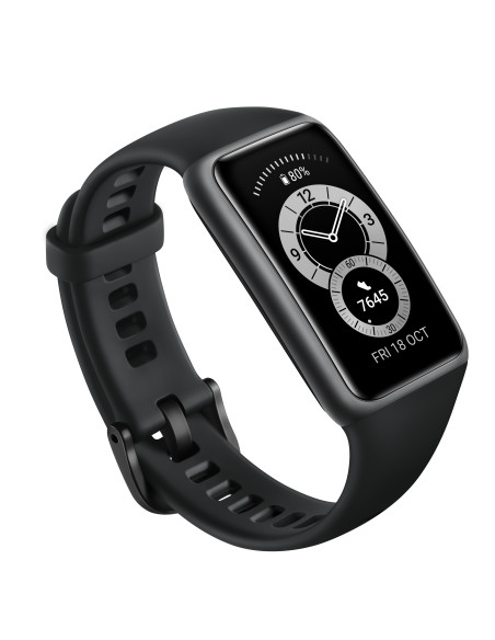 Band 6 Smart Band Fitness Tracker, Touchscreen 1.47” Colori, Monitoraggio Battito Cardiaco, Sonno, Saturazione Ossigeno, Resist