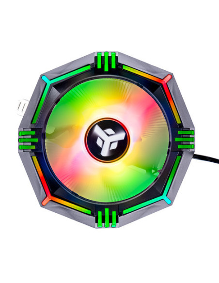 Dissipatore ad aria ICY-4LPR - Skt universale, 65W TDP, Low Profile, RGB Rainbow