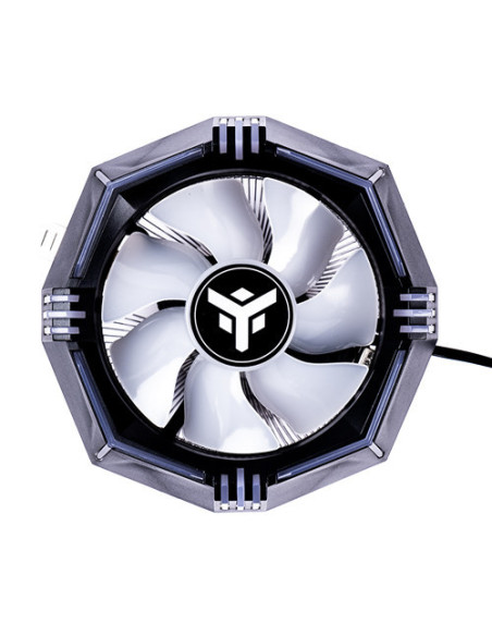 Dissipatore ad aria ICY-4LPR - Skt universale, 65W TDP, Low Profile, RGB Rainbow