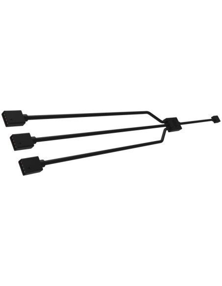 Trident cavo splitter da 1 a 3, lunghezza 580 mm, per collegamento con 3 ventole RGB